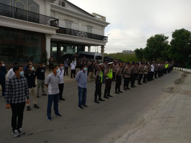 150 Personil Polres Berau Amankan Perhitungan Suara