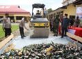 Polres Berau Musnahkan Ribuan Botol Miras