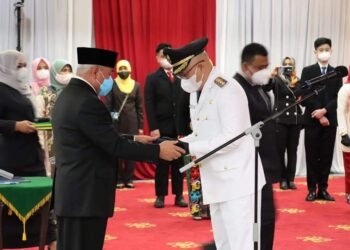 Dilantik Jadi Bupati, Agus Fokus Dalam Penanganan Covid-19