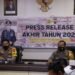 Rilis Akhir Tahun, Ini Capaian Polres Berau Sepanjang 2021