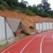 Tembok Stadion Olimpic Mini Teluk Bayur Roboh