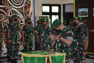 Danrem Pimpin Sertijab Kasrem 091/ASN dan Dandim 0902/Berau