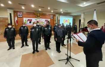 Ketua KONI Kaltim Lantik Pengurus PB Porprov Kaltim VII