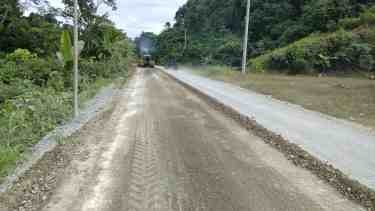 Jelang Porprov, Jalan Poros Lenggo – Biduk Biduk Akan Kembali Di Perbaiki