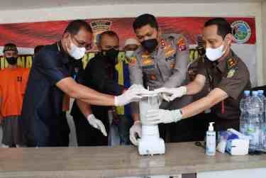 Kembali, 149,07 Gram Sabu Dimusnahkan