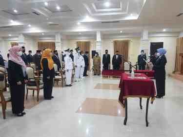 Bupati Lantik 110 ASN Dalam Jabatan Administrator, Pengawas dan Fungsional