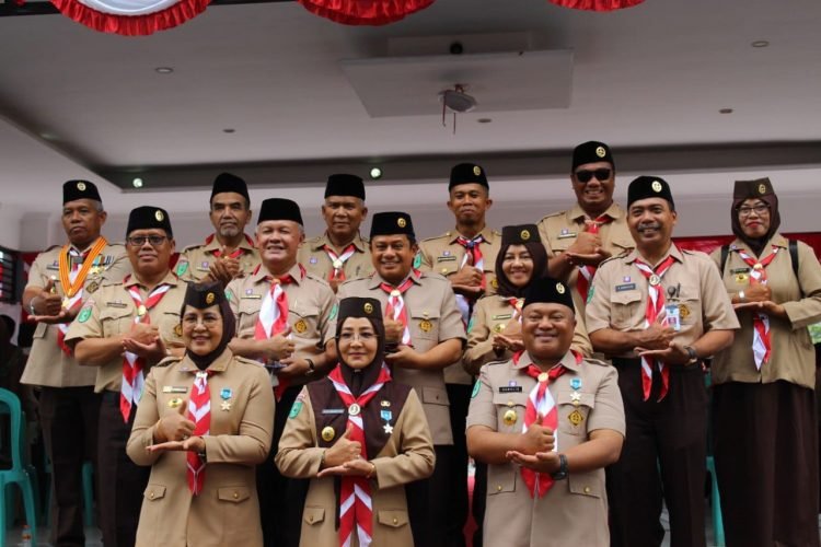 Pimpin Upacara Hari Pramuka yang ke-61, Ajak Masyarakat untuk Mengembangkan Kepramukaan