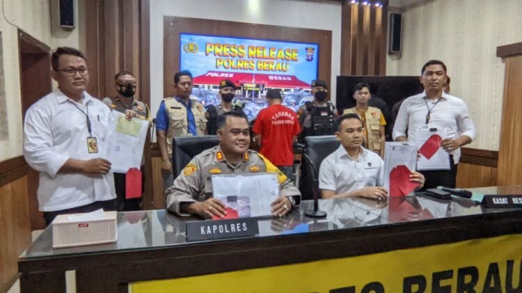 Unit Tipikor Polres Berau Tangkap Mantan Kepala Kampung Pilanjau