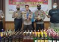 Polres Berau Ungkap Kasus Pengedaran Miras Sepanjang 2022