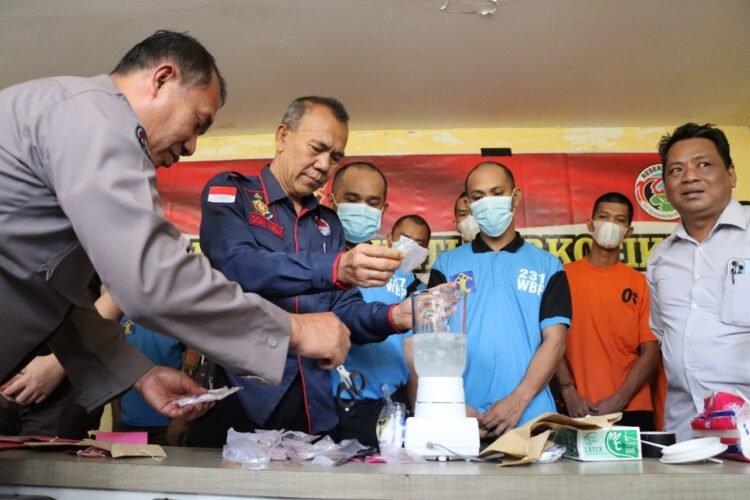 Polres Berau Gelar Pemusnahan Narkotika Jenis Sabu Seberat 133,77 Gram