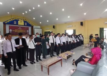 Ratusan Anggota PPS Dilantik, Diharap Bisa Memberikan Hasil Yang Sempurna