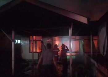 2 Bangunan di Aspol Polres Berau Dilahap Si Jago Merah