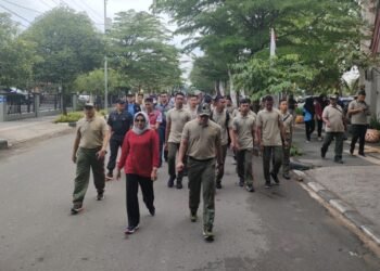 Kodim 0902/BRU Laksanakan Jalan Sehat dan Senam SKJ 88, Dandim Berau Ajak Jaga Kesehatan Dengan Berolahraga