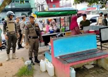 Satpol PP Tinjau Beberapa Lokasi Serta Berikan Pengarahan
