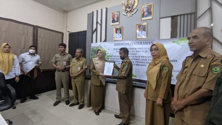 Penyerahan SK Mangrove Kampung Tembudan, Pengelolaan Ekosistem Mangrove Berkelanjutan