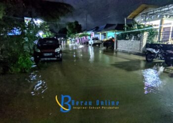 Akibat Curah Hujan Yang Tinggi, Beberapa Lokasi di Tanjung Redeb Terendam Banjir