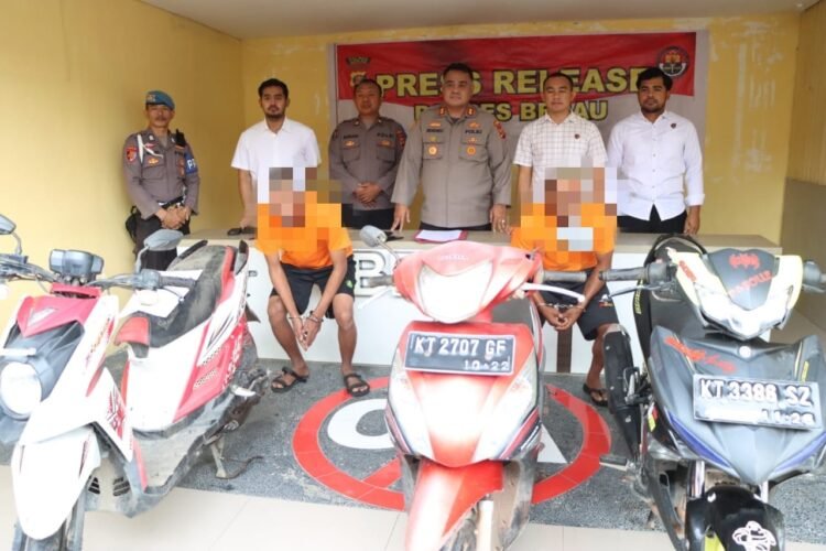 Baru Keluar Penjara, Dua Residivis Curanmor Dibekuk Polisi