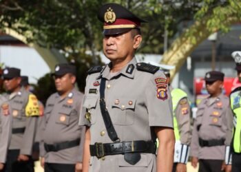 Kapolres Pimpin Pelantikan Kabag Log Polres Berau