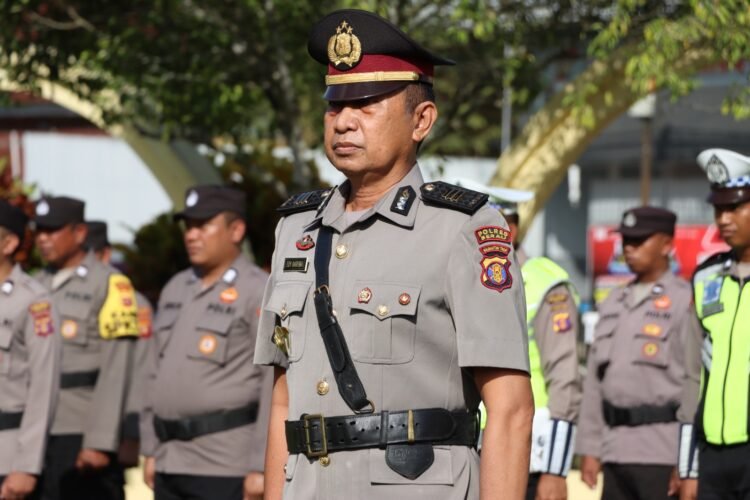 Kapolres Pimpin Pelantikan Kabag Log Polres Berau