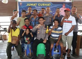 Polres Berau Gelar Jumat Curhat di Tepian Teratai