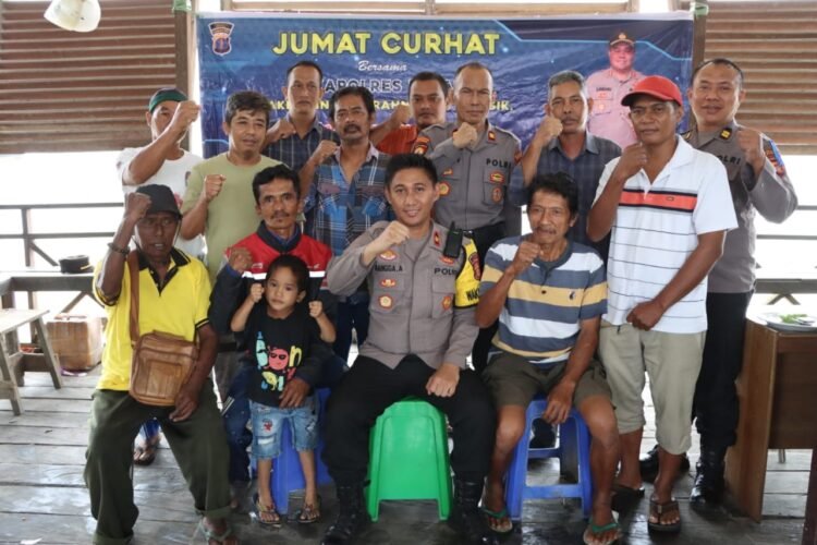 Polres Berau Gelar Jumat Curhat di Tepian Teratai