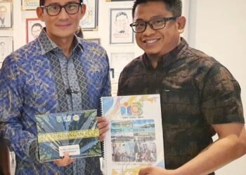 Temui Sandiaga Uno, Ketua UMKM Berau Ceria Berharap Sandiaga Uno Datang ke Berau