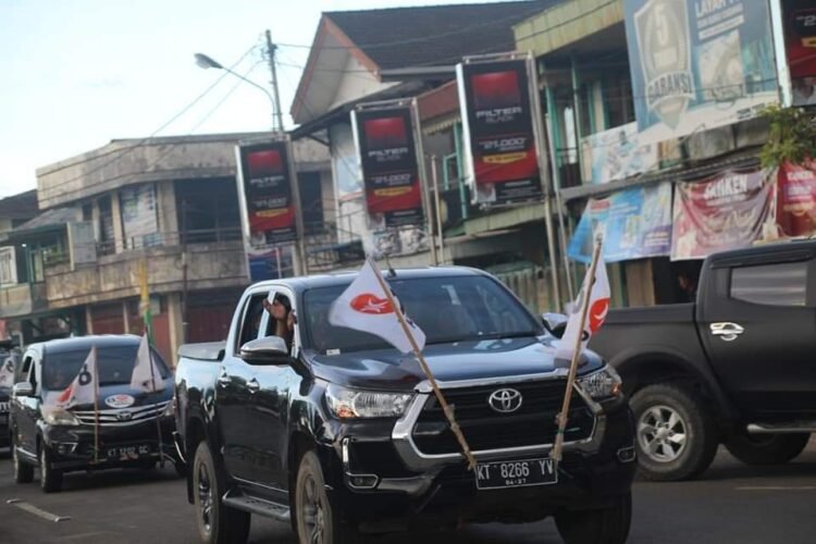 Sambut Ramadhan, PKS Berau Gelar Pawai Keliling Kota Tanjung Redeb