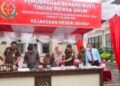 Kejaksaan Berau Musnahkan BB dari 171 Perkara