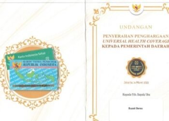 Berau Raih Penghargaan UHC Dari Wakil Presiden 