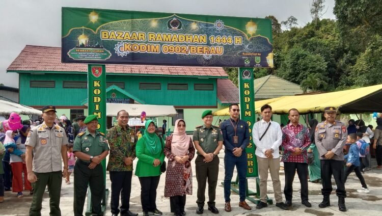 Bupati Berau Apresiasi Terhadap Bazar Murah Kodim 0902/Bru