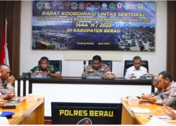 Polres Berau Gelar Rakor Lintas Sektoral Operasi Ketupat Mahakam 2023