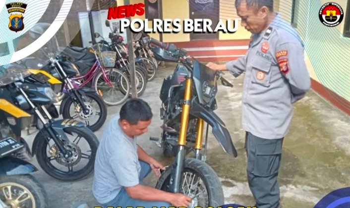 Balap Liar,Polsek Sambaliung Amankan Motor Berknalpot Brong