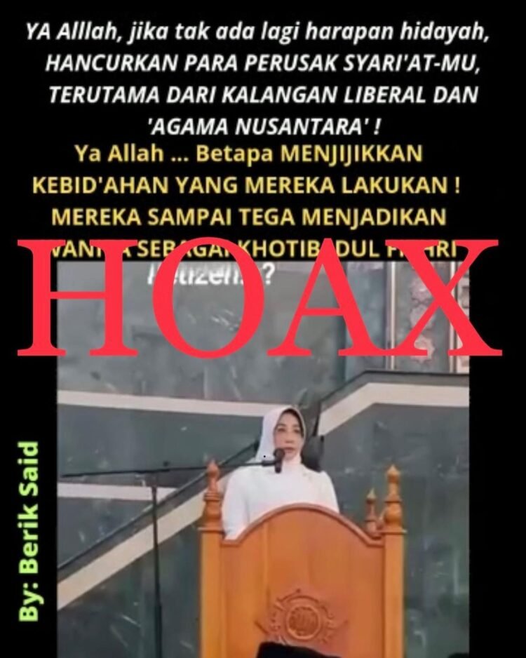 Konten Hoaks Bupati Berau Sebagai Khotib, Jadi Perhatian Serius Pemkab Berau