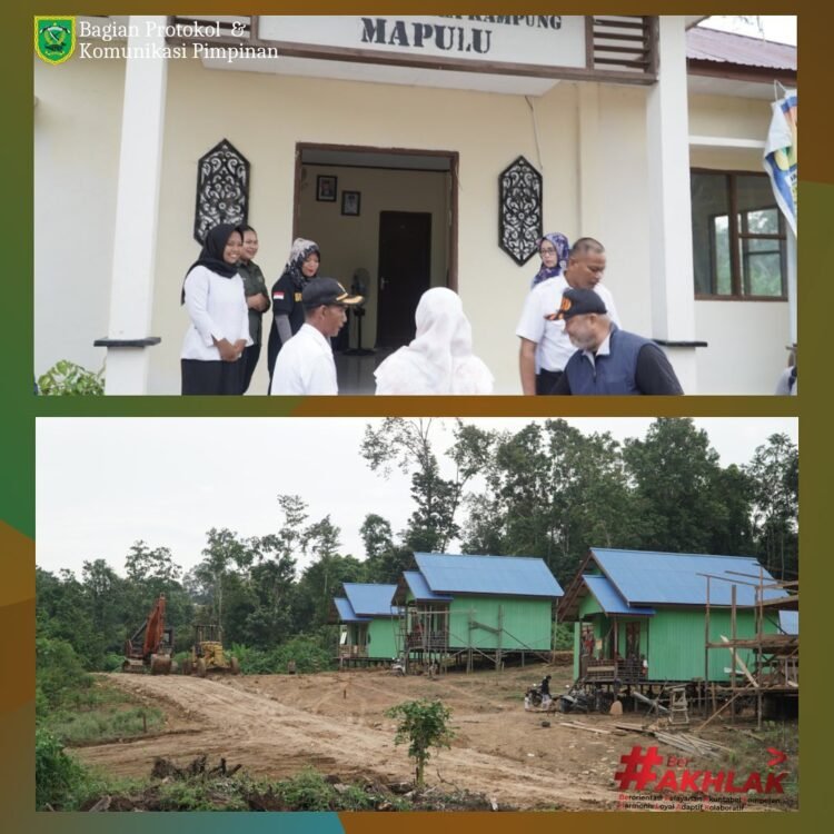 Pemkab Berau Terus Berupaya Memberikan Pembangunan Infrastruktur Untuk Kampung Mapulu