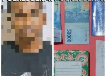 Polsek Segah Amankan Pria 28 Tahun Karena Kasus Perjudian Online