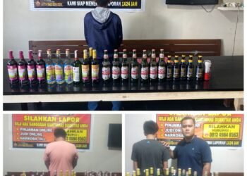 Ada Aduan Masyarakat, Polres Berau Ringkus 3 Orang Penjual Miras
