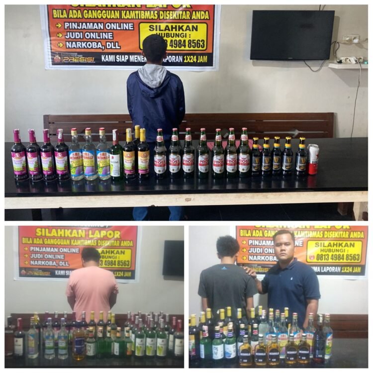 Ada Aduan Masyarakat, Polres Berau Ringkus 3 Orang Penjual Miras