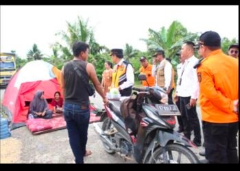 BPBD Berau Tinjau Langsung Kondisi Banjir di Tumbit Dayak
