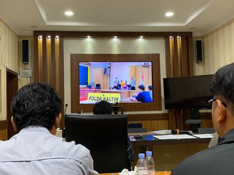 Konferensi Pers Polda Kaltim Kasus Perdagangan Orang, 2 Kasus Diungkap di Berau