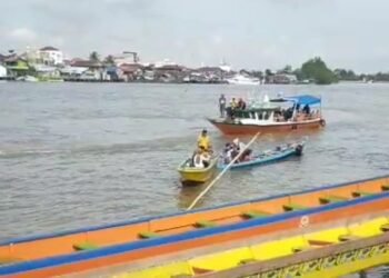 Heboh Soal Video Adanya Warga Terjatuh Ke Sungai, Ini Penjelasan Kapolsek Sambaliung
