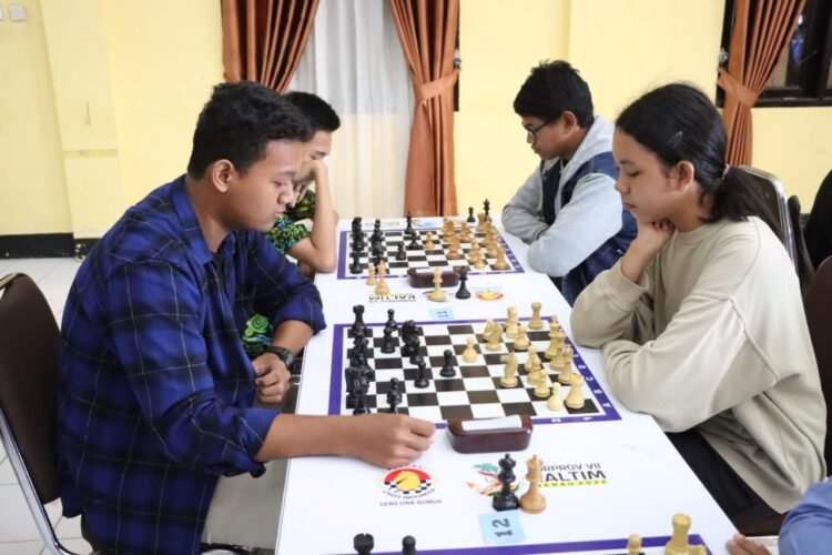 Hari Bhayangkara ke-77 Polres Berau 125 Peserta turut Ramaikan Turnamen Catur.