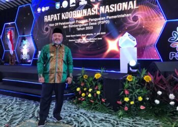 Hadiri Rakornas Program Penguatan Pemerintahan dan Pembangunan Desa, Wabup Gamalis Sebut Selangkah Lagi Kabupaten Berau Bebas Desa Tertinggal
