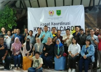 Penuh Keakraban, Rakor KONI Menepis Isu Dualisme di Internal KONI Berau