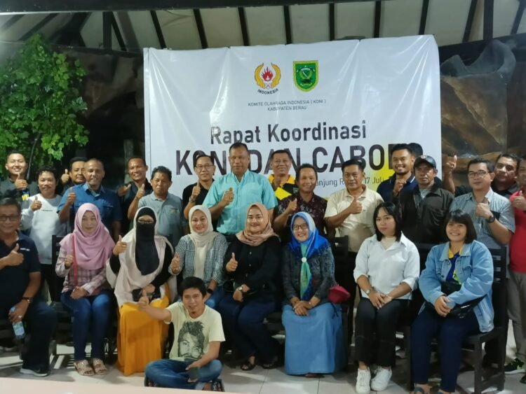 Penuh Keakraban, Rakor KONI Menepis Isu Dualisme di Internal KONI Berau