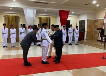 Wabup Gamalis Kukuhkan Paskibraka Tahun 2023