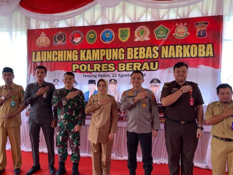 Resmikan Kampung Bebas Narkoba, Ini Harapan Bupati Berau
