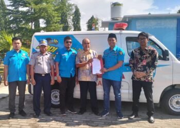 Ketua KNPI Berau Terima Kembali Mobil Ambulan KNPI Yang Dipinjam Pemkab Berau