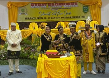 Bupati Paparkan Hasil Pembangunan Di Paripurna Peringatan Hari Jadi Berau Dan Kota Tanjung Redeb