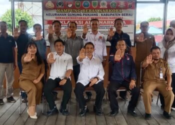 Kampung Bebas Narkoba di Polres Berau Dinilai oleh Tim Penilai Polda Kaltim