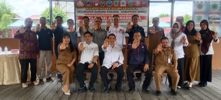 Kampung Bebas Narkoba di Polres Berau Dinilai oleh Tim Penilai Polda Kaltim
